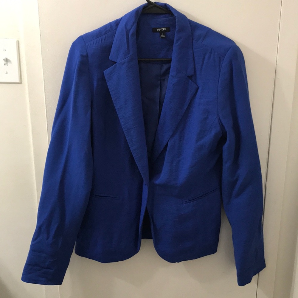Royal blue blazer